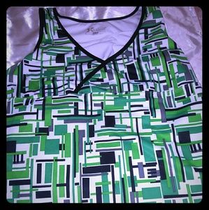 Xersion Green Athletic Tank Top